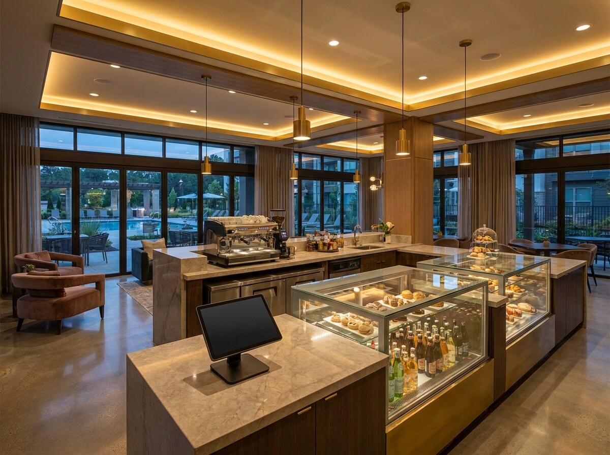 Clubhouse café point of sale